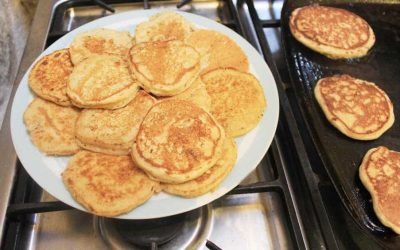 Gluten-free Vegan Oat Flour Pancakes