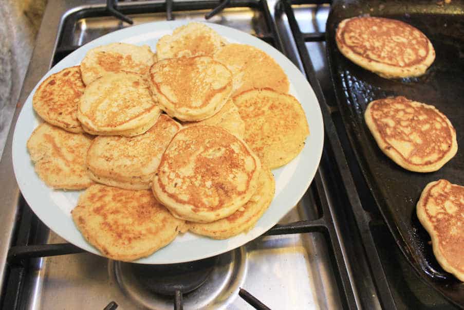 Gluten-free Vegan Oat Flour Pancakes