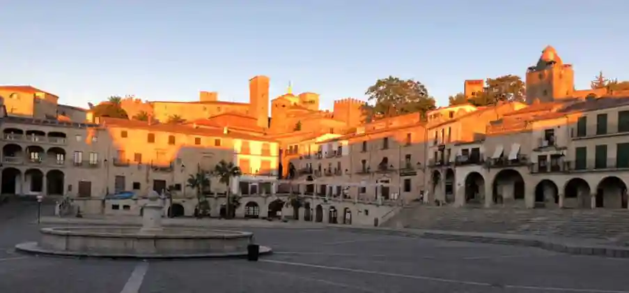 sunrise in Trujillo, Extremadura Spain